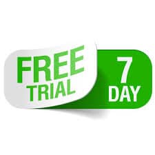 Free 7 day trial button