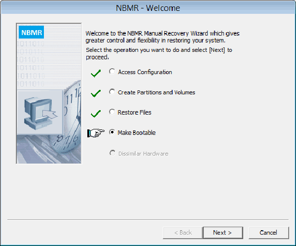 NBMR make bootable