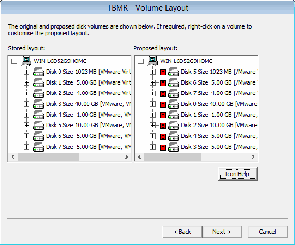 volume layout