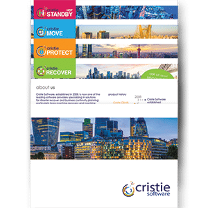 Brochure de l'entreprise Cristie Software